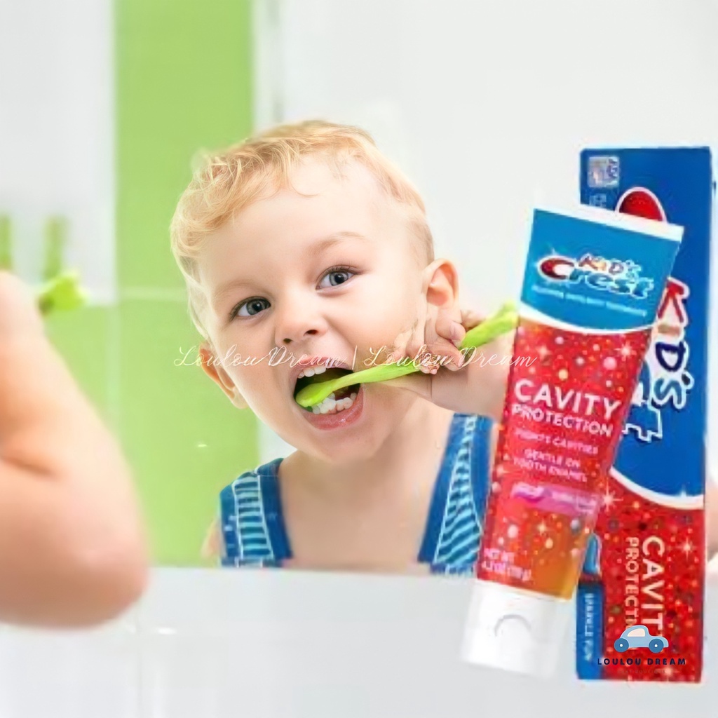 Kem đánh răng Mỹ cho bé Kid’s Crest Cavity Protection