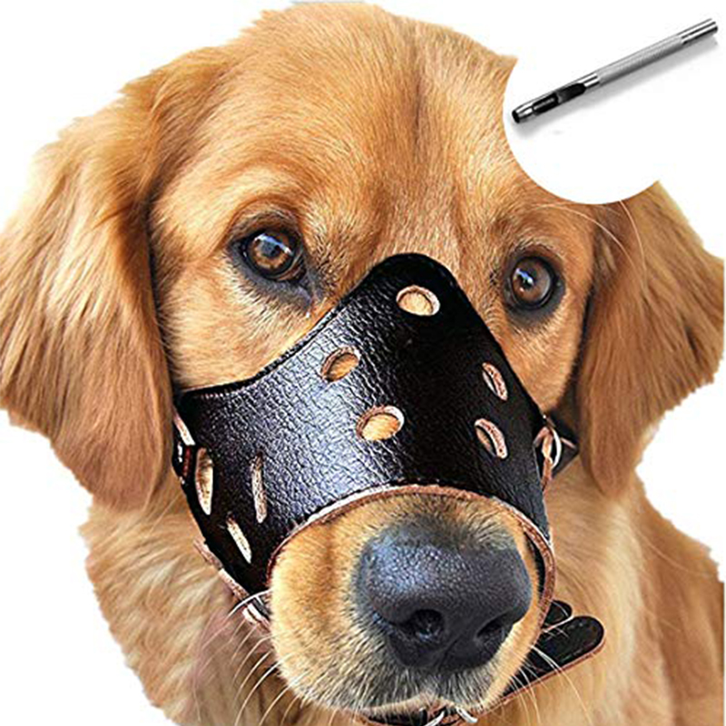 Vỏ Bọc Miệng Cún Cưng Bằng Da PU Chống Cắn 27Pets
