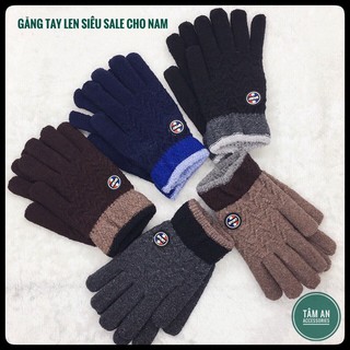 [Sỉ T.Quốc] 🔥 Găng tay len Nam - Siêu ấm, tiện lợi, cực rẻ