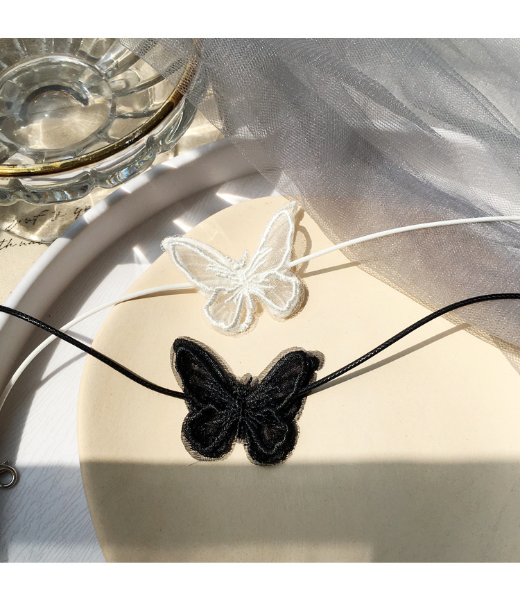 Vòng cổ choker mặt hình bướm kiểu dáng thời trang sang trọng cho nữ