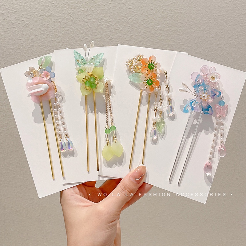 Trâm Cài Tóc Phong Cách Cổ Điển Retro Thời Trang Mùa Hè Mới Cho Nữ