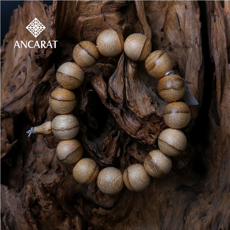 Vòng gỗ dó bầu phong thủy - May mắn - Tài lộc - Bình an - Ancarat