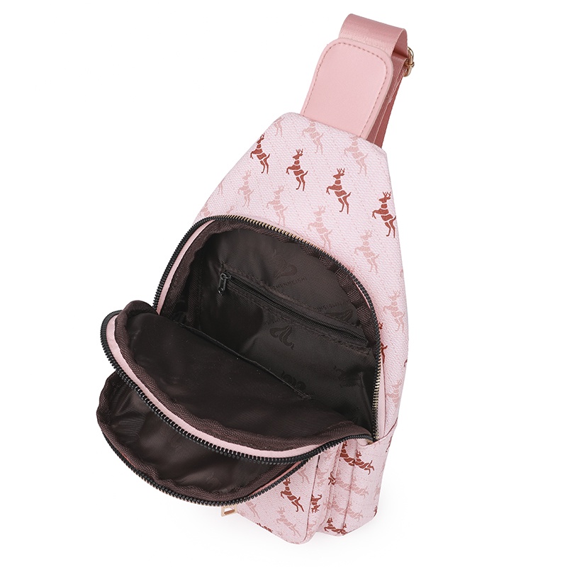 Túi đeo chéo vai da mềm màu sắc tương phản thời trang dành cho nữ