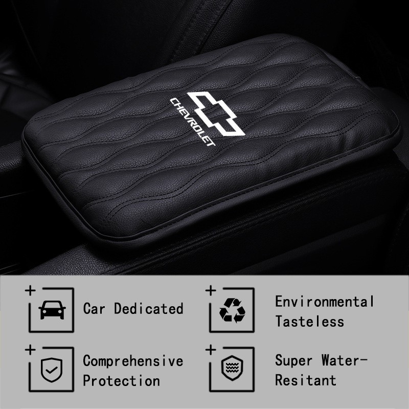 Đệm Da Lót Tay Vịn Xe Hơi Chống Thấm Nước Thông Dụng Cho Chevrolet Colorado Aveo Cruze Optra Captiva Sonic Spark Camaro Malibu