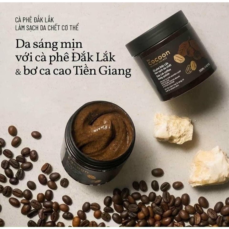 Gel tẩy da chết, kem dưỡng da chiết suất cafe Exclusive Cosmetics chính hãng Nga  NPP Shopkemhoangcung