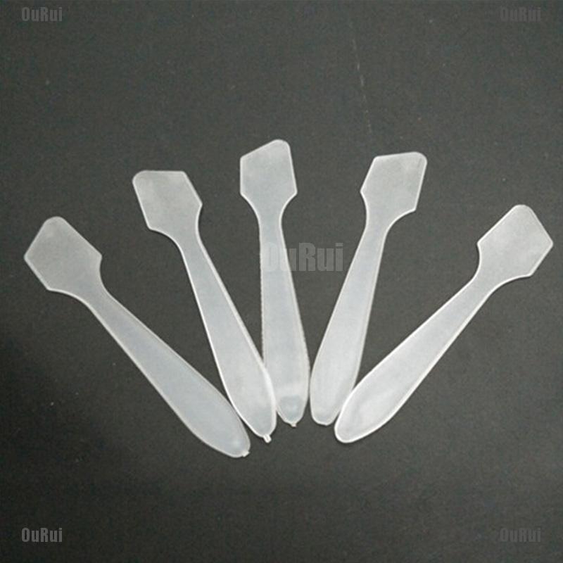 Set 10 Muỗng Nhựa Khuấy Sữa Dưỡng Thể Tiện Dụng