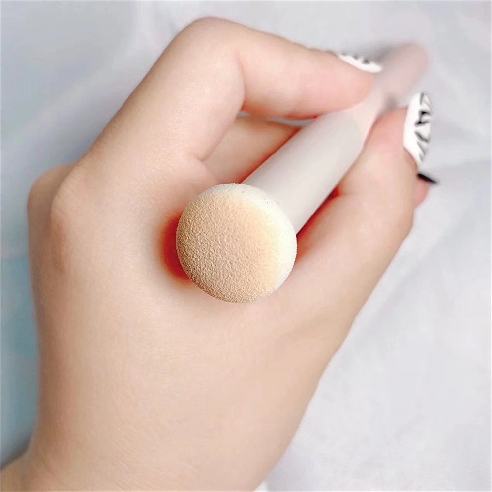 1 Cọ Trang Điểm Đầu Mút Tròn Che Phủ Đốm Mụn Khô Và Ướt Cho Người Mới Bắt Đầu