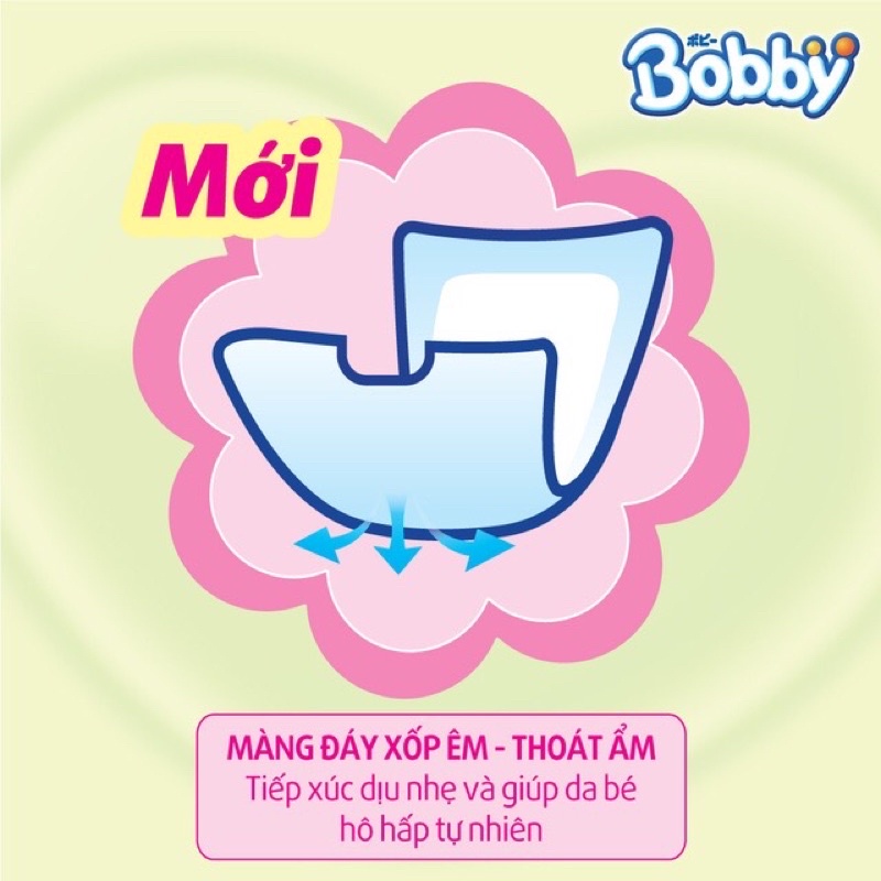 (Tặng 6 miếng) Miếng lót sơ sinh Bobby Newborn1 64 miếng
