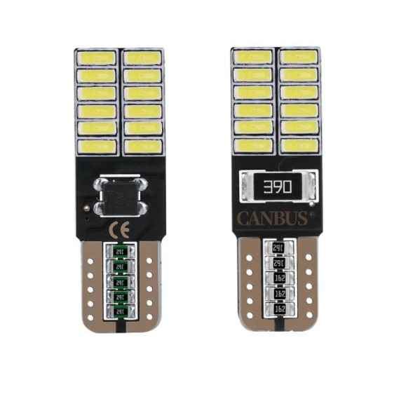 (Loại 2) Led T10 24smd 4014 cho demi xi-nhan xe máy ô tô (giá 1 bóng)