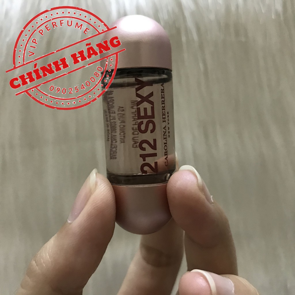 Nước hoa nữ chính hãng Carolina Herrera 212 Sexy EDP 5ml | BigBuy360 - bigbuy360.vn