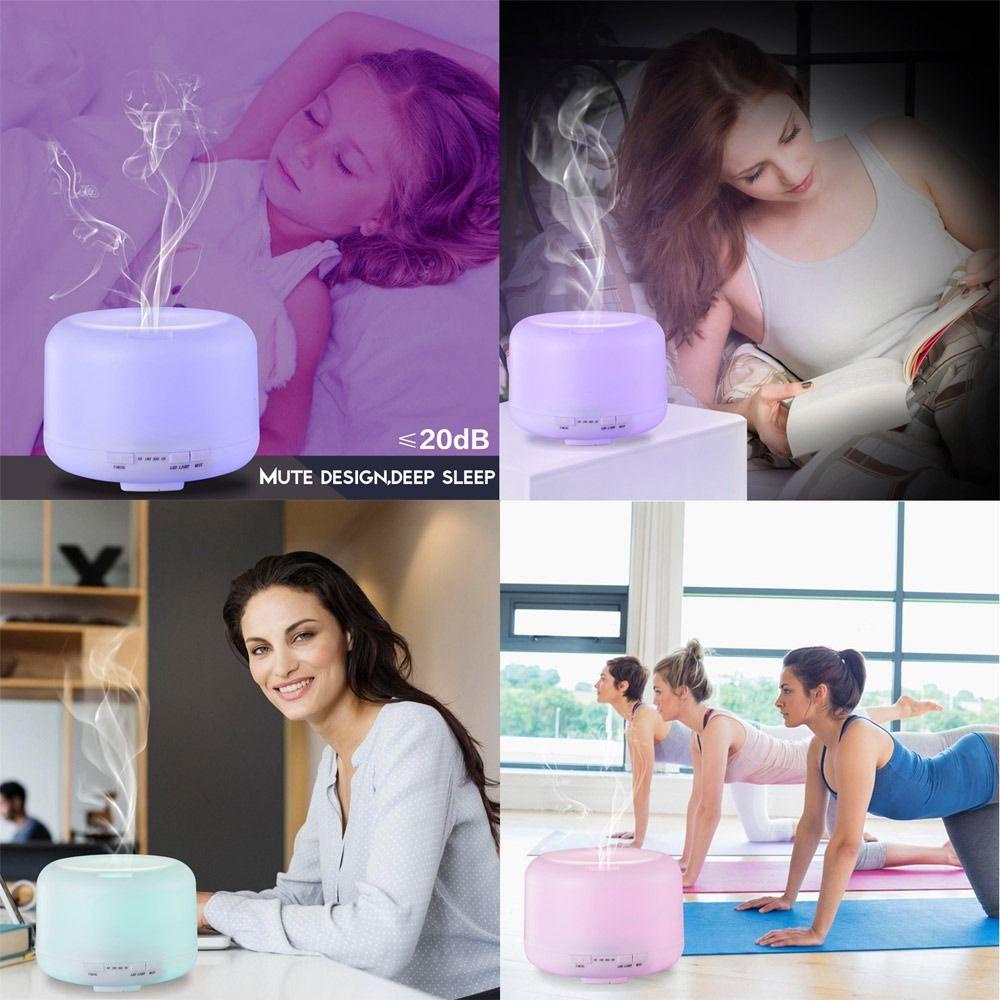 GOGOUP Máy Phun Sương Tạo Ẩm Siêu Âm Nhiều Màu