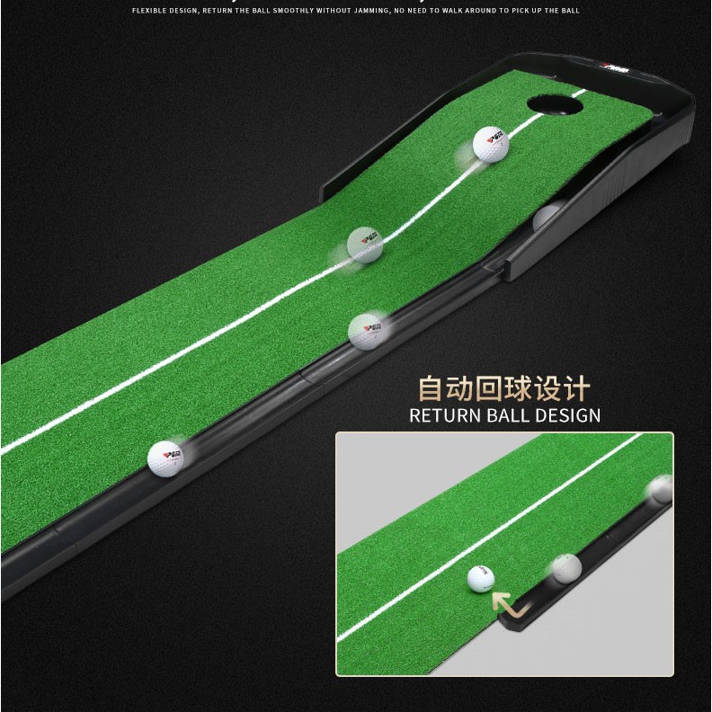 Thảm putt điều chỉnh độ dốc - PGM TL025 SLOPE ADJUSTABLE GOLF PUTTING MAT