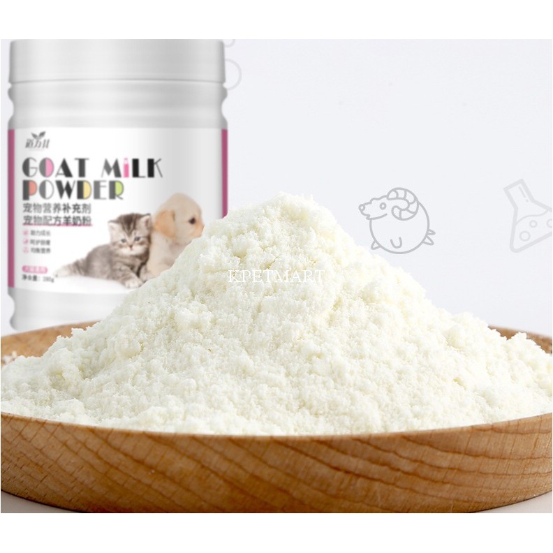 bột sữa dê cho chó mèo Borammy 280g