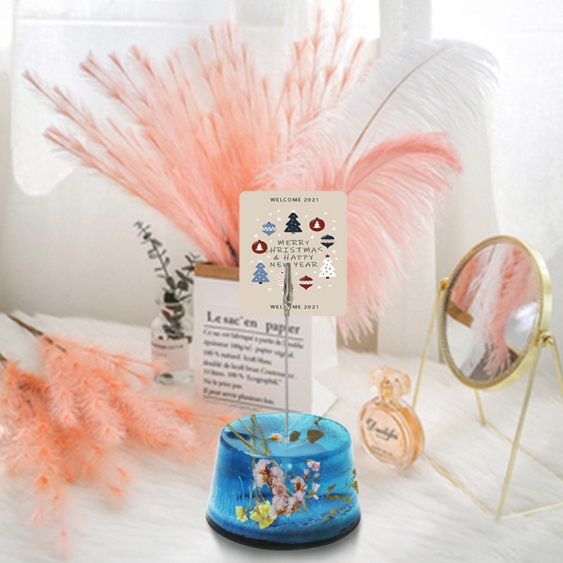 Khuôn Silicon Làm Thẻ Kẹp Số Bàn Bằng Epoxy 3D Trang Trí Tiệc Cưới