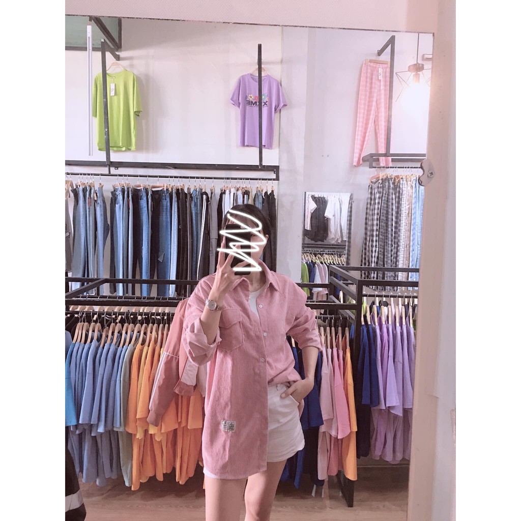 [Mã FATREND5 giảm đến 30k đơn 99k] Áo Sơmi Nhung Kupi form rộng/Nam Nữ Unisex_Zoozoo (4 màu ảnh thật) | BigBuy360 - bigbuy360.vn