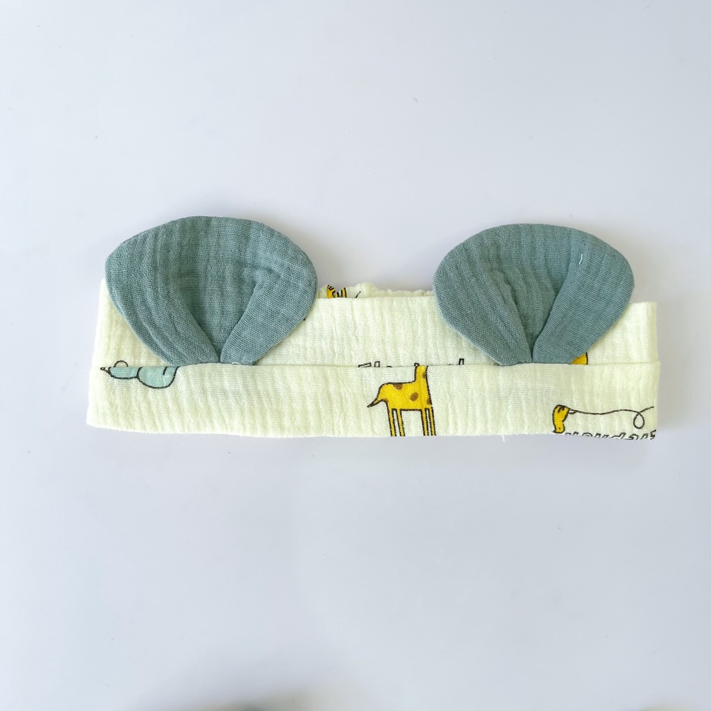 Quần áo bé trai sơ sinh Nina Kids Boutique Set bộ đồ xô cho bé Đồ sơ sinh bé trai cộc tay Kèm Turban Size 0 24 tháng