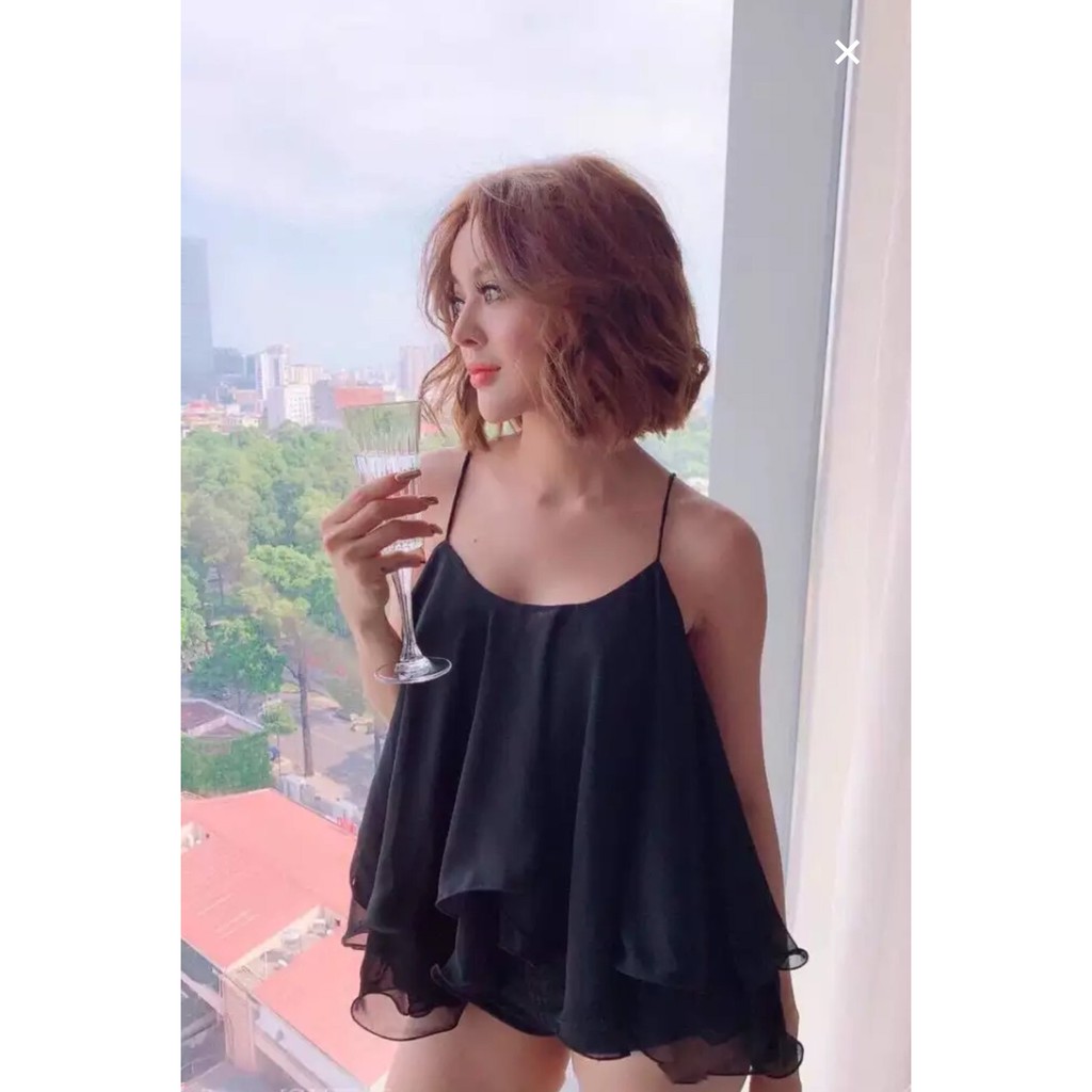 [Mã FAMAYWA giảm 10K đơn 50K] Áo hai dây bèo tầng siêu dễ thương | BigBuy360 - bigbuy360.vn