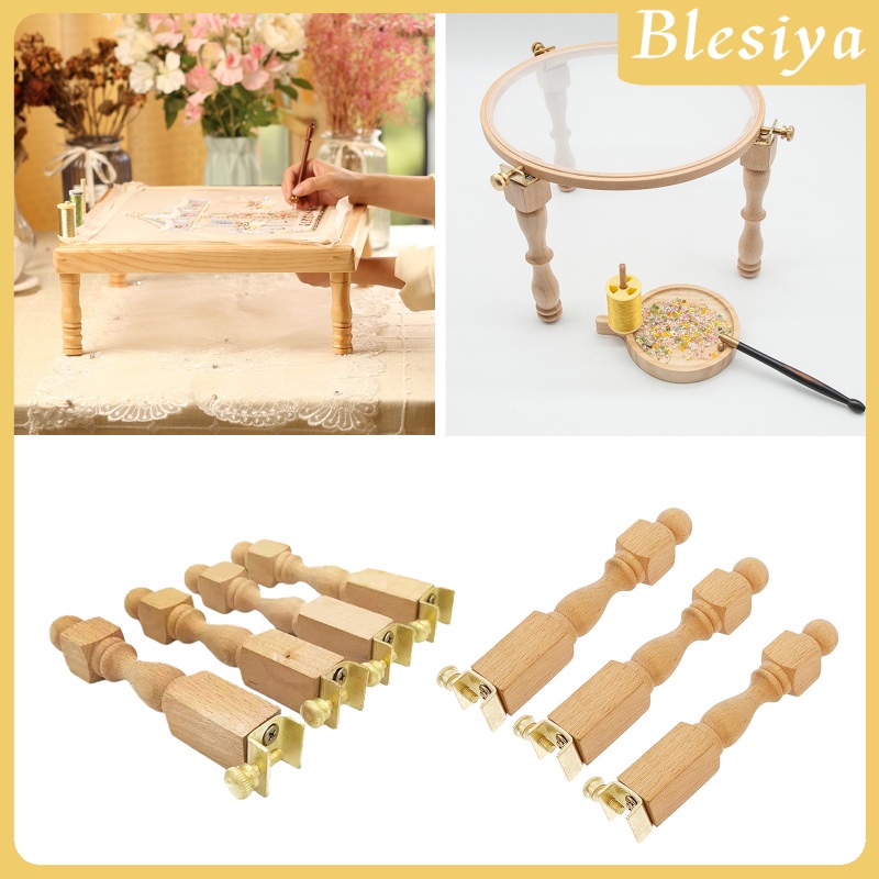 Bộ Khung Đứng Khung Thêu Tranh Chữ Thập Bằng Gỗ