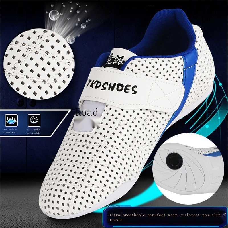 Giày Tập Võ taekwondo Đế Mềm Thoáng Khí Chuyên Nghiệp Cho Người Lớn Và Trẻ Em sanda