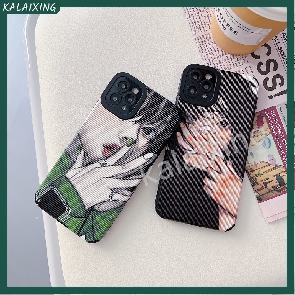 Ốp Điện Thoại Hình Cô Gái Dễ Thương Cho iPhone 13 Case 12Pro 13promax 11pro Case 7plus i8
