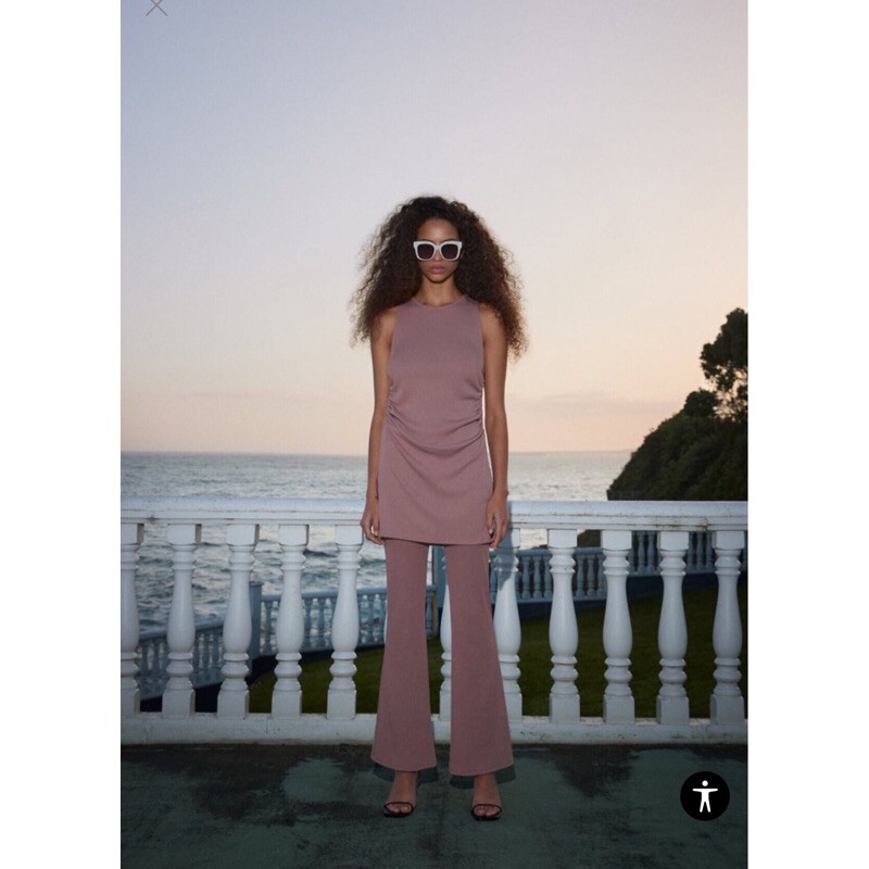 Áo dáng dài zara newtag size s