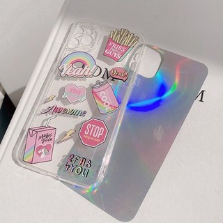 Ốp lưng iphone hologram gấu phi hành phản quang