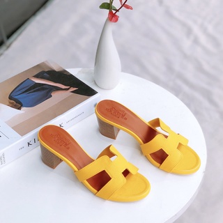 Guốc chữ H gót vân gỗ
