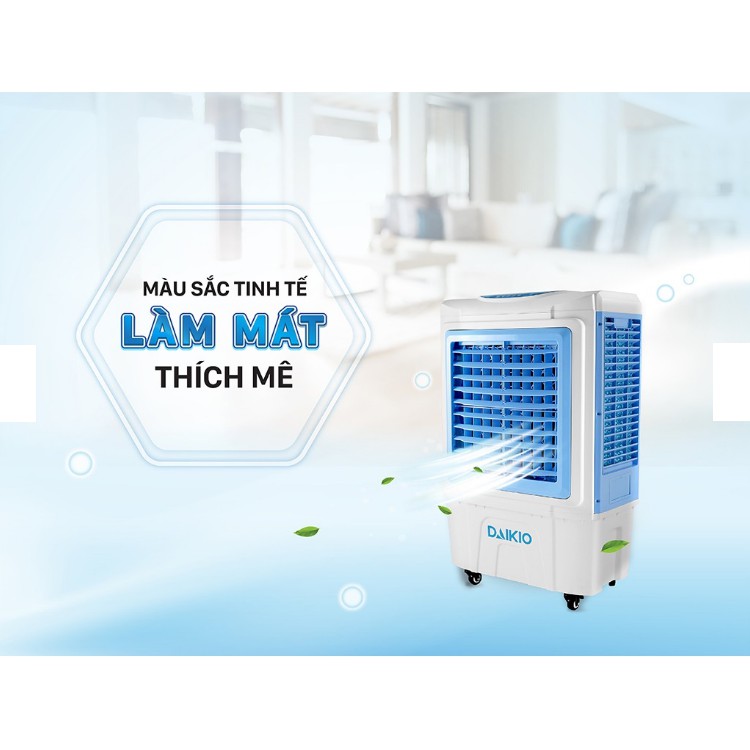 Máy làm mát không khí Daikio DKA-05000D Chức năng 3 tốc độ gió: Bao gồm Thấp - Trung bình - Cao. Chức năng lọc không khí