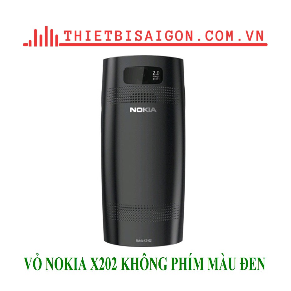 VỎ NOKIA X2 02 KHÔNG PHÍM MÀU ĐEN