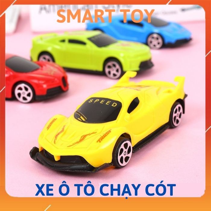 Đồ chơi ô tô trẻ em xe đua chạy cót cho bé trai bé gái từ 3 tuổi Smart Toy (ST20)