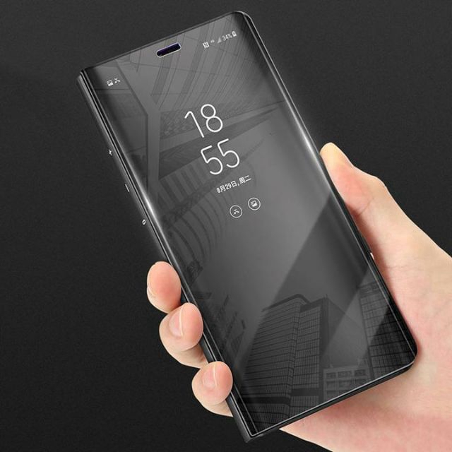 Bao da điện thoại thông minh nắp lật kính có giá đỡ cho Huawei Nova 2i 3i 3e 4e Nova 5T