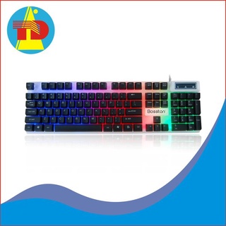 Bàn Phím Giả Cơ Bosston 808 có đèn led rainbow - Thái Dương Shop
