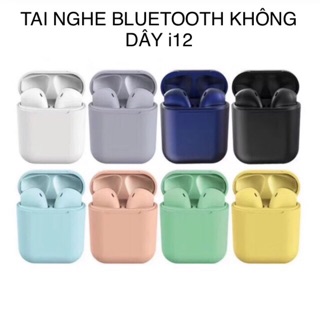 Tai nghe bluetooth i12 tws cảm biến vân tay
