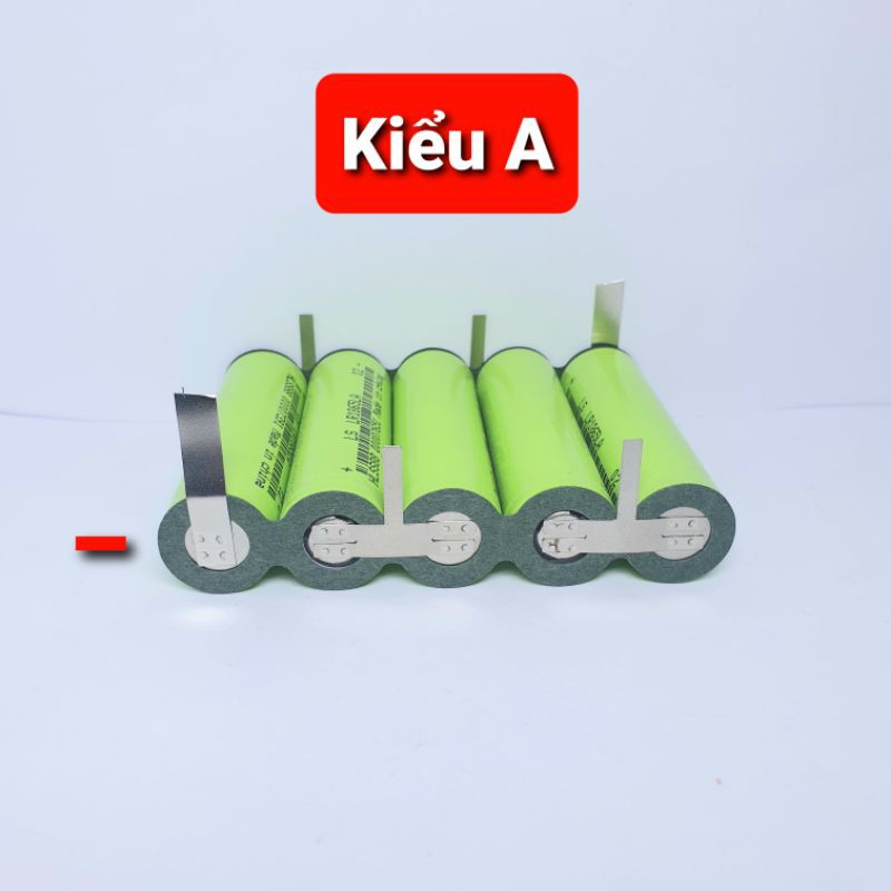 Achun.vn - KHỐI PIN 5S - 18V/21V - 2000mah Xả 20A dùng Cell LISHEN