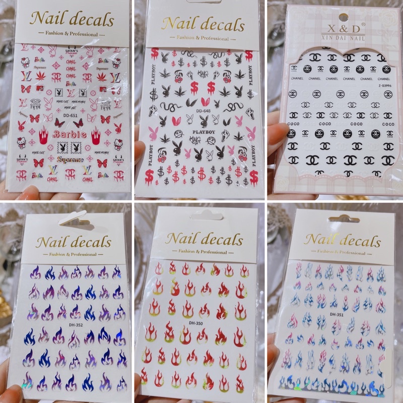 Sticker hình dán móng tay [Thanh Vy Nail]