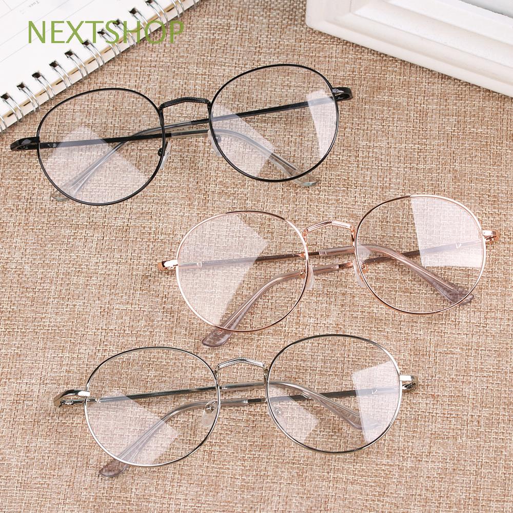 Kính mát gọng kim loại dáng tròn cỡ lớn phong cách vintage | BigBuy360 - bigbuy360.vn