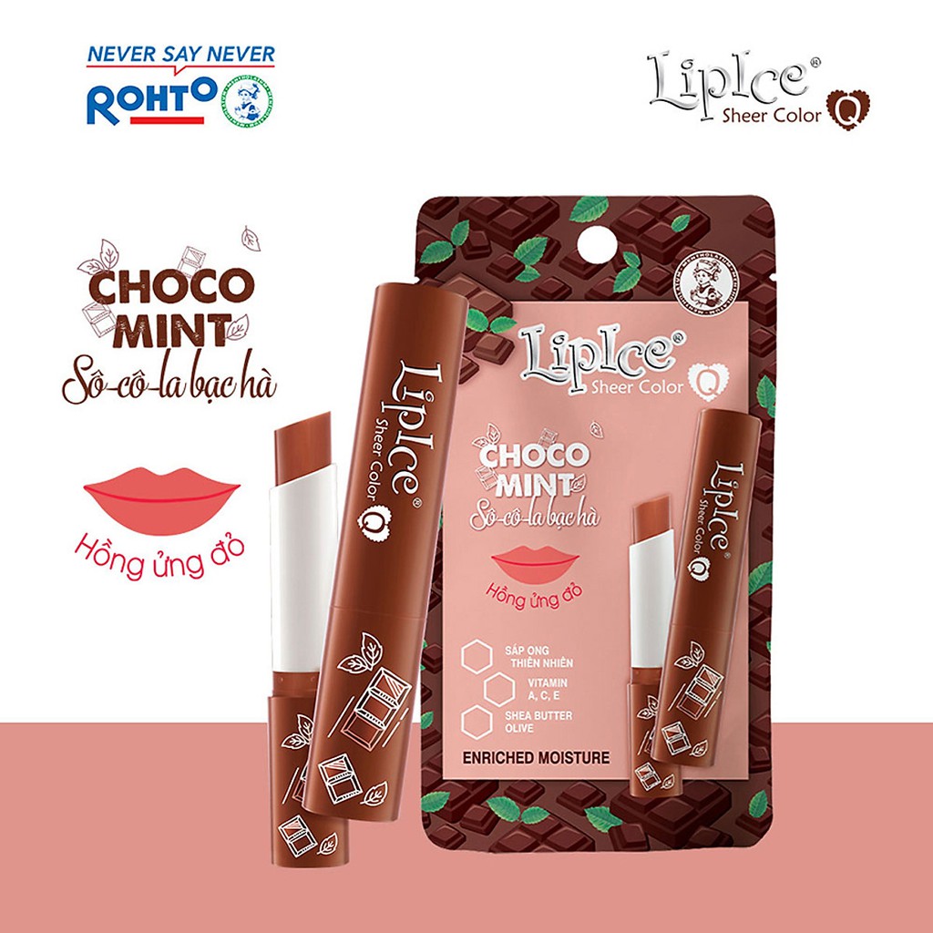 Son Dưỡng Lipice Sheer Color Q 2.4g choco mint