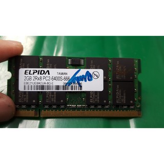 Ram laptop Elpida 2GB DDR2- PC2 - 6400S - Bus 800MHz