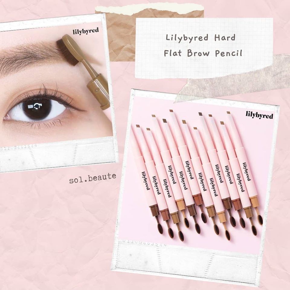 Chì Kẻ Lông Mày Lilybyred Hard Flat Brow Pencil