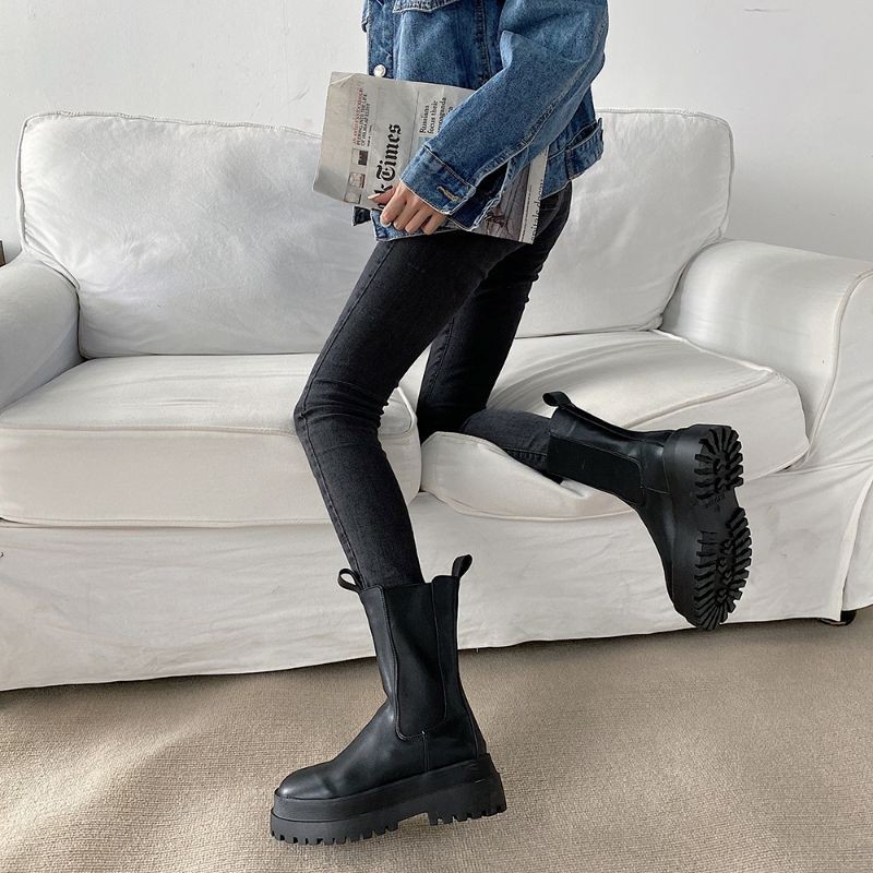 Boxes shop Boots ulzzang B55B đế cao 5.5cm