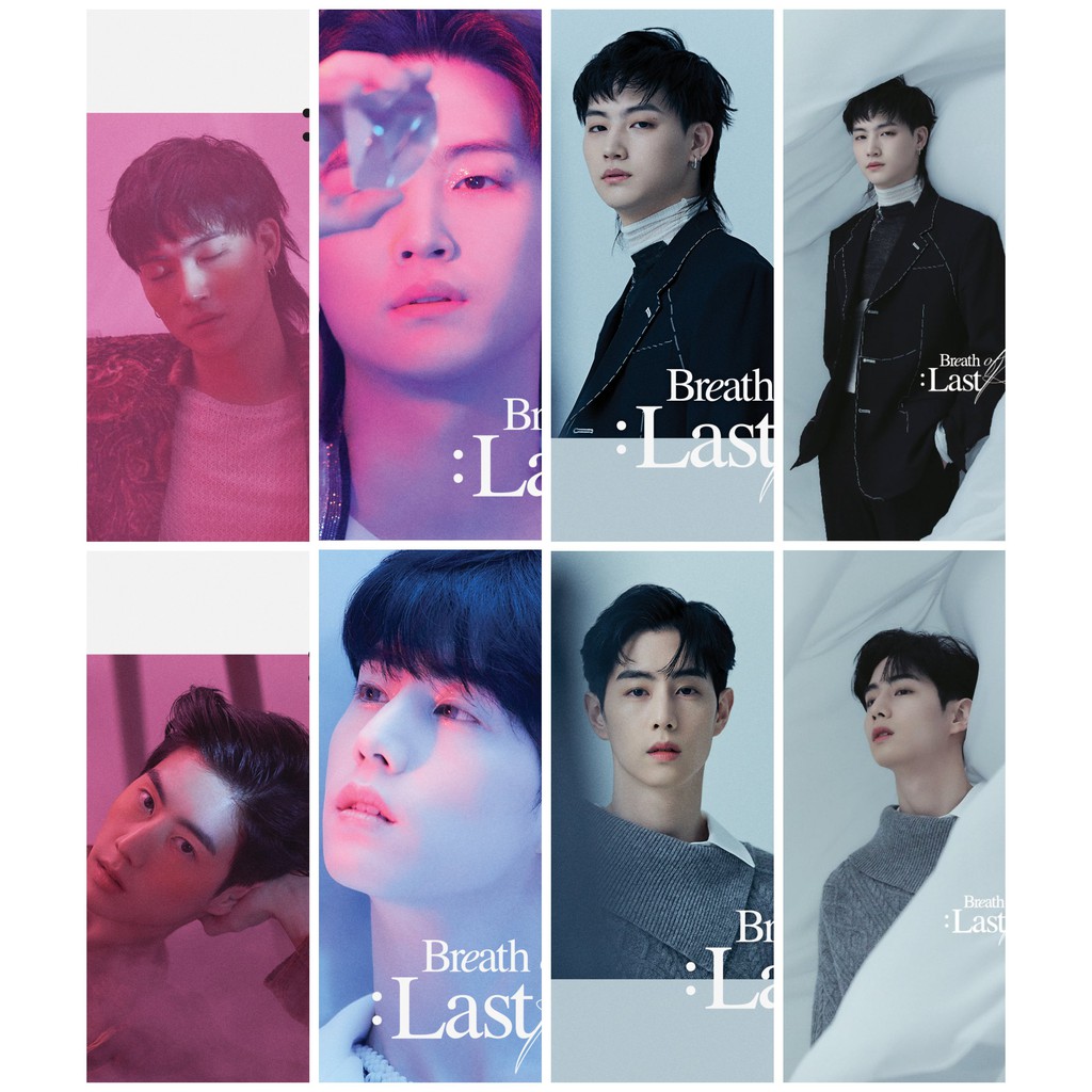 Set 36 (Mua 32 tặng 4) bookmark ảnh GOT7 - Breath of Love : Last Piece