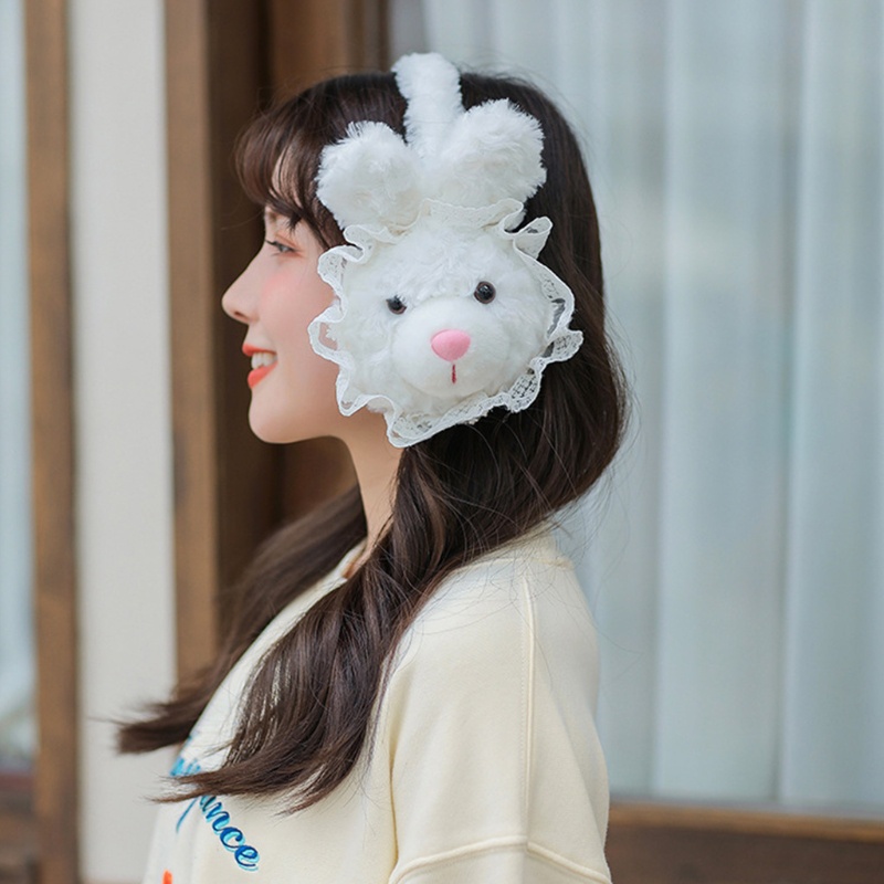 Chụp Tai Thỏ Dễ Thương Dành Cho Mùa Đông