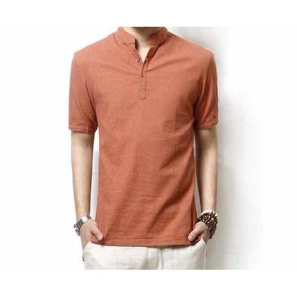 Áo thun nam Áo phông nam ngắn tay WOO chất liệu thun tổ ong co giãn mềm mịn dáng thể thao mang phong cách Hàn Quốc | BigBuy360 - bigbuy360.vn