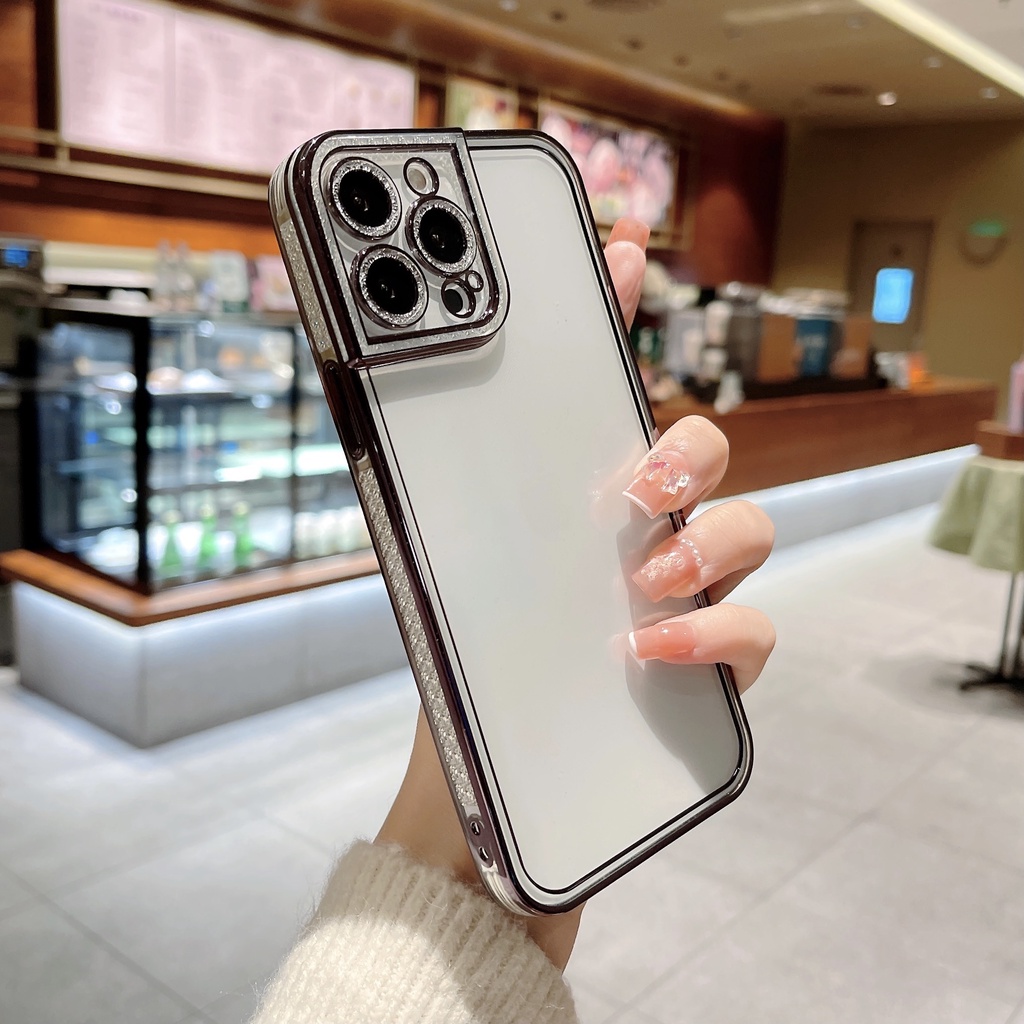 Ốp Điện Thoại Góc Vuông Sang Trọng Cho iPhone 13 Pro Max 11 12 Pro Xs Max XR 7 8 Plus