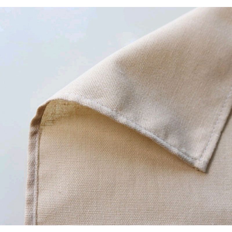 KHĂN TAY  TRƠN VẢI LINEN TỰ NHIÊN
