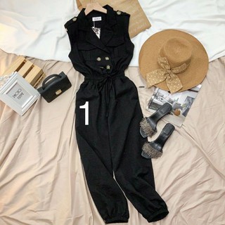 Jum Cổ Vest Sát nách Bo eo