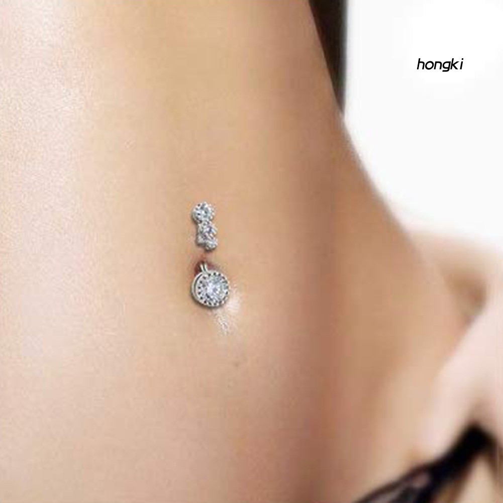 Khuyên rốn đính đá thời trang cho nữ