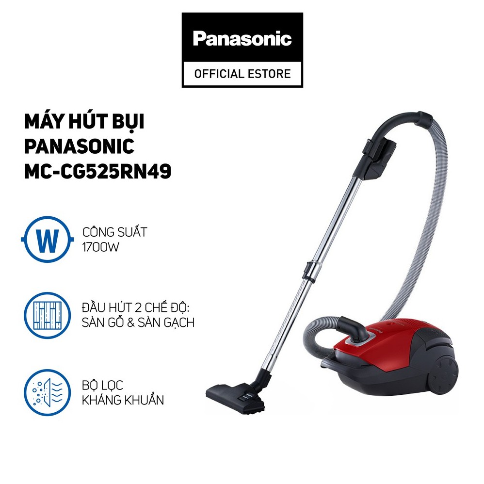 Máy Hút Bụi Panasonic MC-CG525RN49 - Hàng Chính Hãng