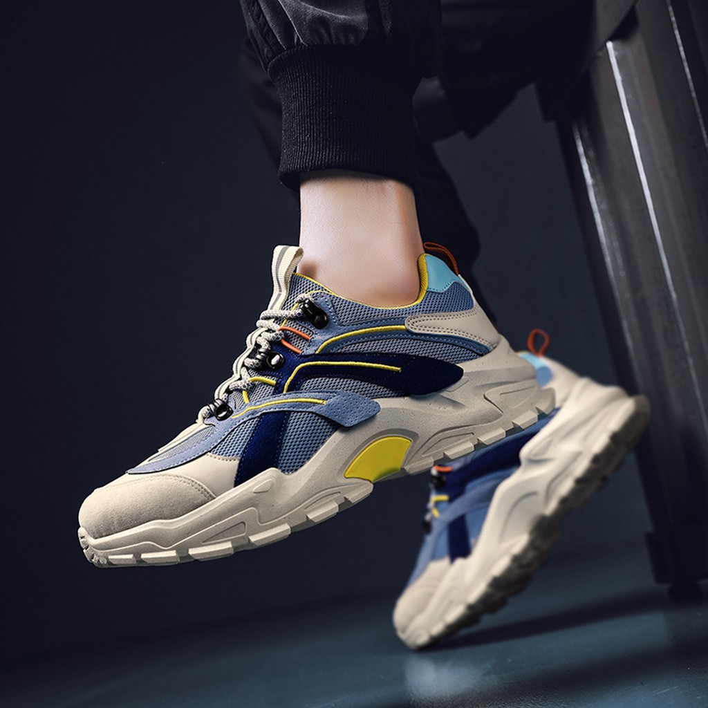 Giày Thể Thao Nam ♥️ Sneakers ♥ GD99 Chất Liệu Vải Sợi, Da Lộn, Phối Màu Cực Ngầu Trẻ Trung Mẫu Hot Trend Size 39 -44 | BigBuy360 - bigbuy360.vn