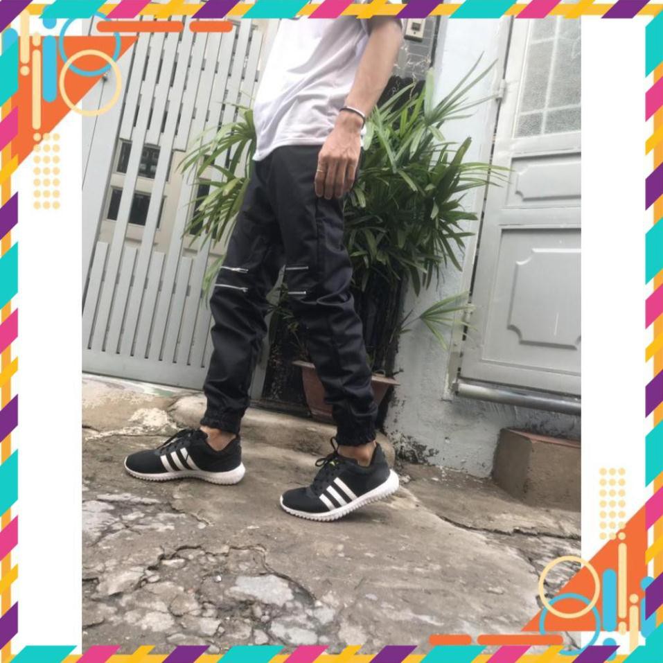 Quần jogger kaki 2 khóa zip kèm ảnh thật JK4DT TD HT